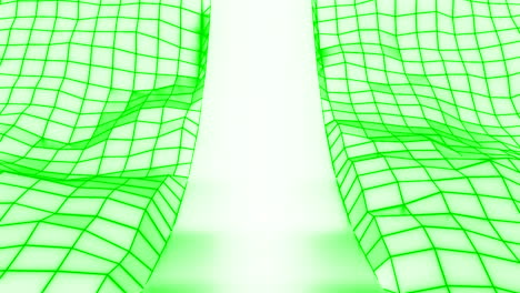 abstract green grid pattern