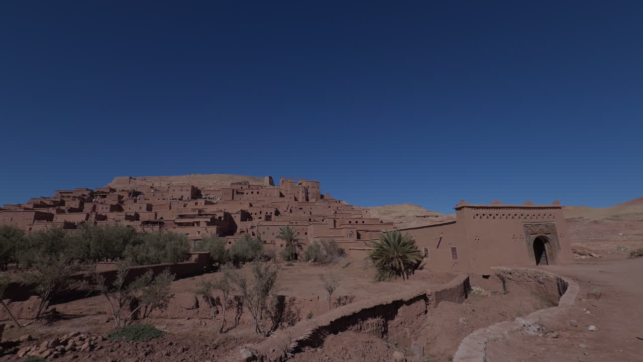 Aït Benhaddou Kasbah Marokko Historisk berberarkitektur UNESCO verdensarv.