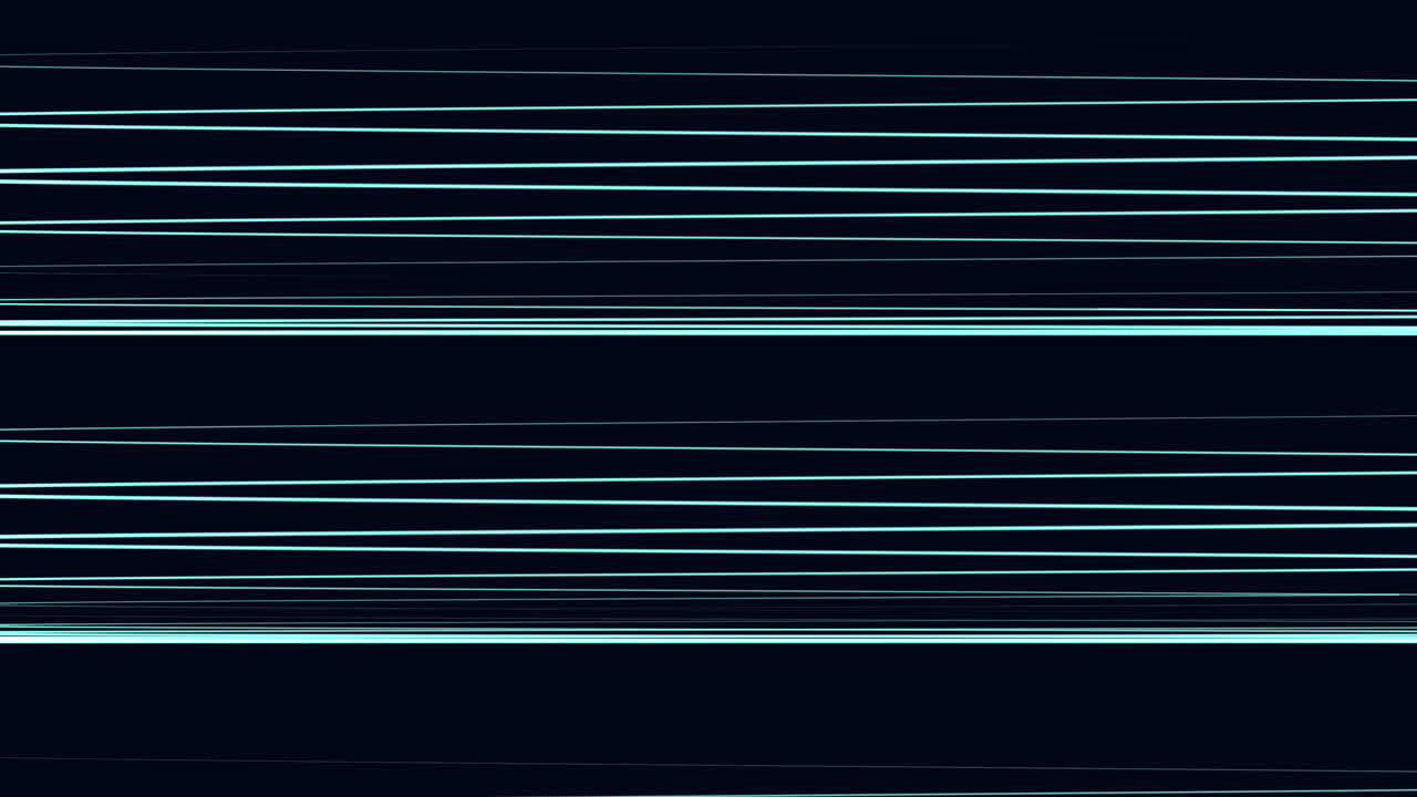 líneas de neón futuristas en filas en gradiente negro