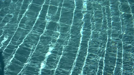 water surface texture, slow motion looping clean swimming pool ripples and wave, refraction of sunlight top view texture sea side white sand, sun shine water loop background,