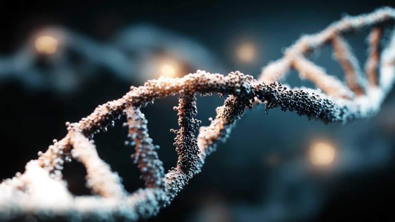 Exploring the Complex Beauty of DNA: A Journey Through the Molecular Structure of Life's Blueprint, Revealing Intricate Patterns and Genetic Information in Stunning Detail