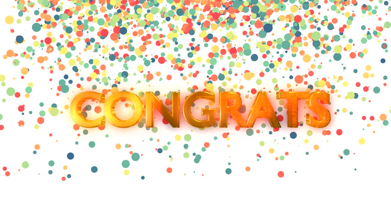 입자 색의 추상적인 배경으로 텍스트를 축하합니다.