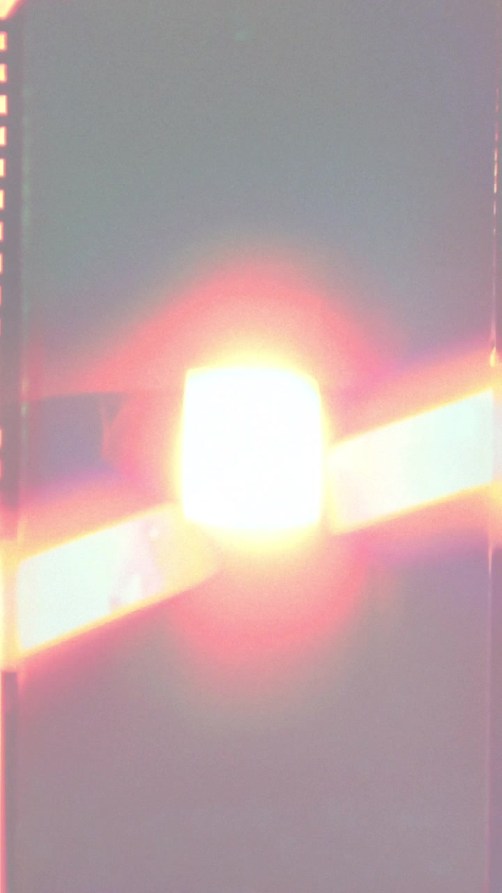 Abstract Light Leaks and Film Grain Overlay