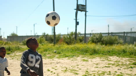 player playing football in the ground 4k