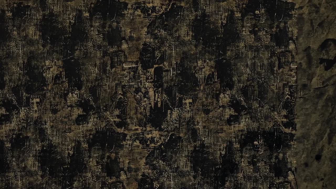 Recording starting, camera capturing close up of worn scratched surface, studying texture