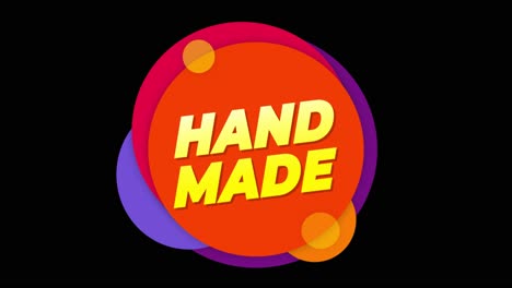 handmade label design