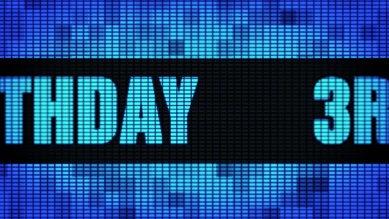 Happy Birthday Display