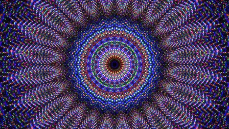 beautiful abstract kaleidoscope that shines, a radiant light that regulates the subtle movements