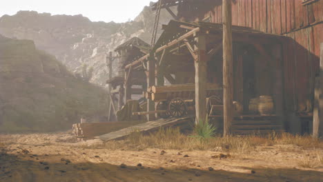 Old-Wild-West-desert-cowboy-town