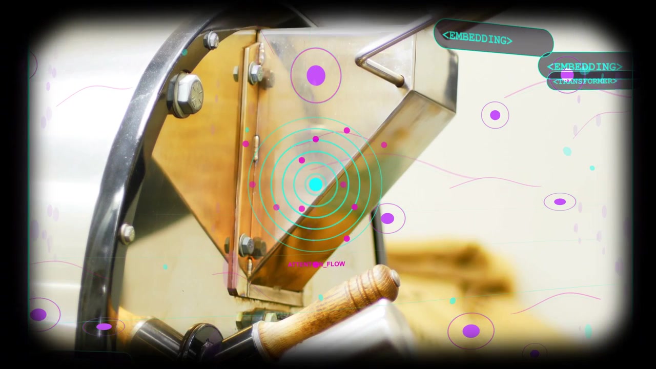 HUD target migrating, probe and lever assembly rotating and aligning with hopper for calibration