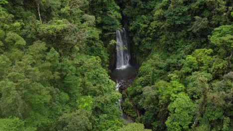 beautiful waterfall in costa rica