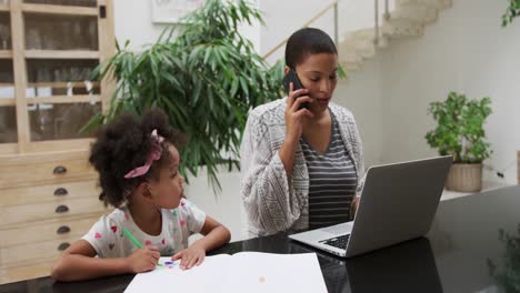 family enjoying free time at home