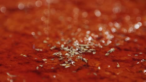 cooking tomato sauce close-up. classic homemade italian tomato sauce for pasta and pizza in the pan. chef cooking traditional italian food. high quality 4k footage