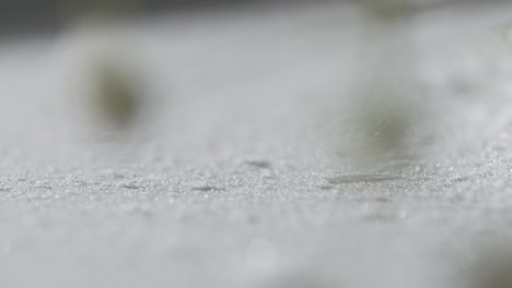 macro shot if ice crystals