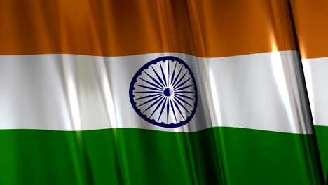 flag of india abstract motion background