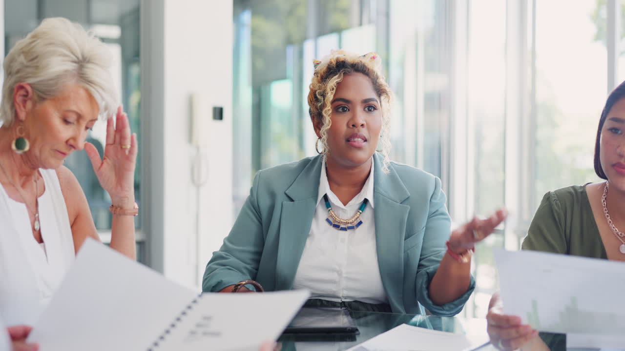 Business people, meeting stress