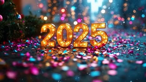 happy new year 2025 celebration