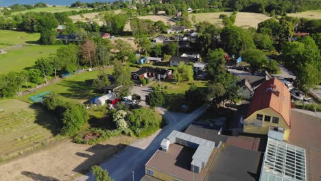 Aerial-beautiful-footage-over-the-picturesque-village-called-Sturko,-located-in-Karlskrona-Sweden-10