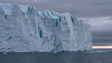 massive iceberg in the arctic ocean