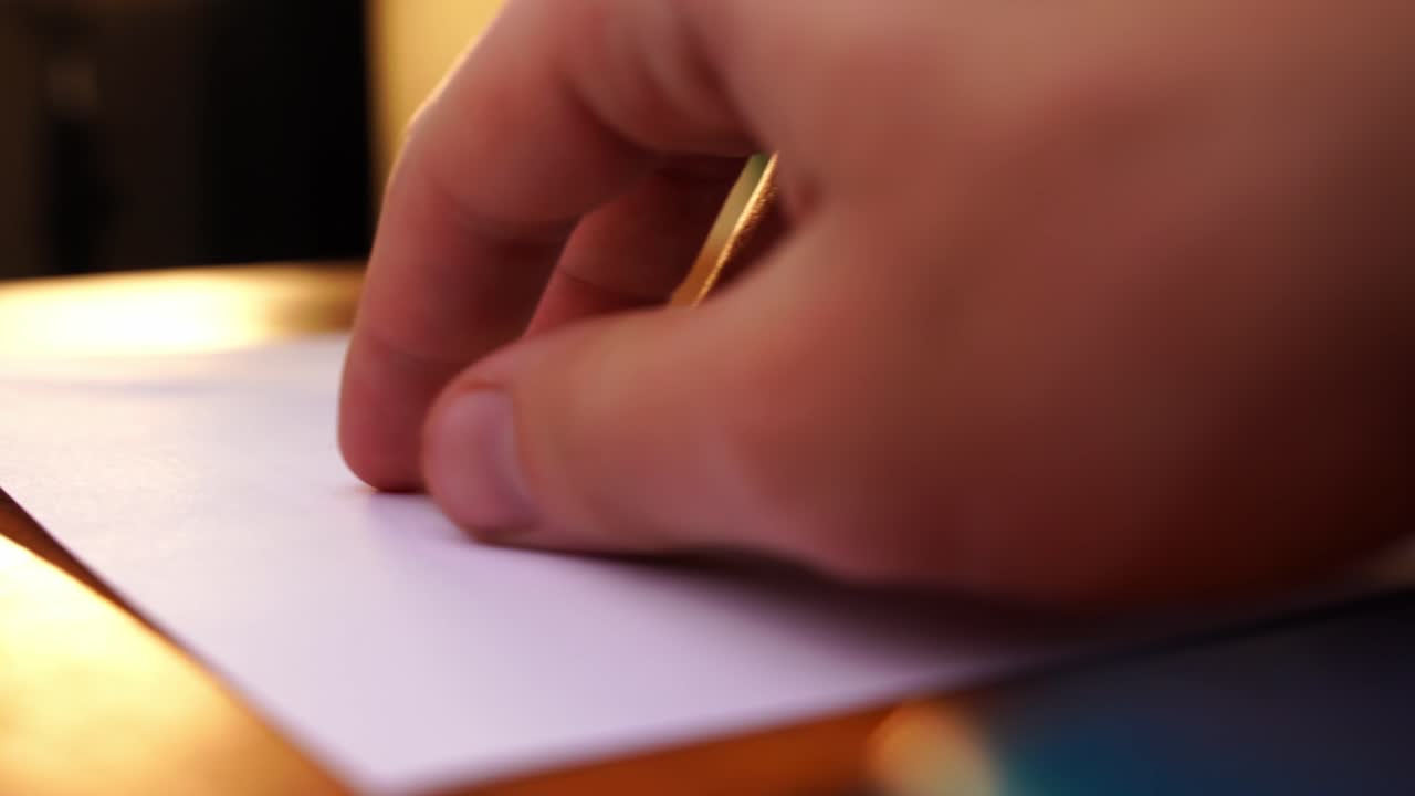 la cinta adhesiva se coloca sobre una mesa con papel blanco y se retira de nuevo