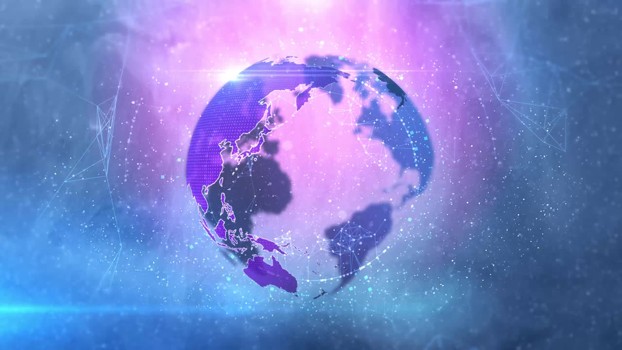 espíritu como rotación del globo digital