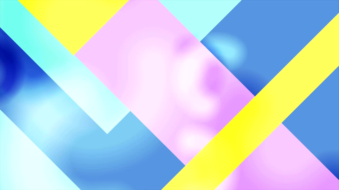 추상적인 기하학적 미니멀 파스텔 비디오 애니메이션