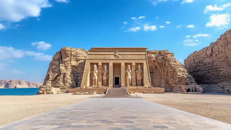 ancient egyptian temple replica