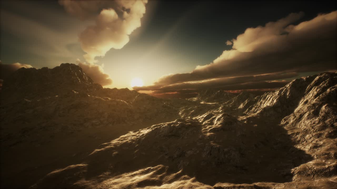 Mountain Landscape in High Altitude