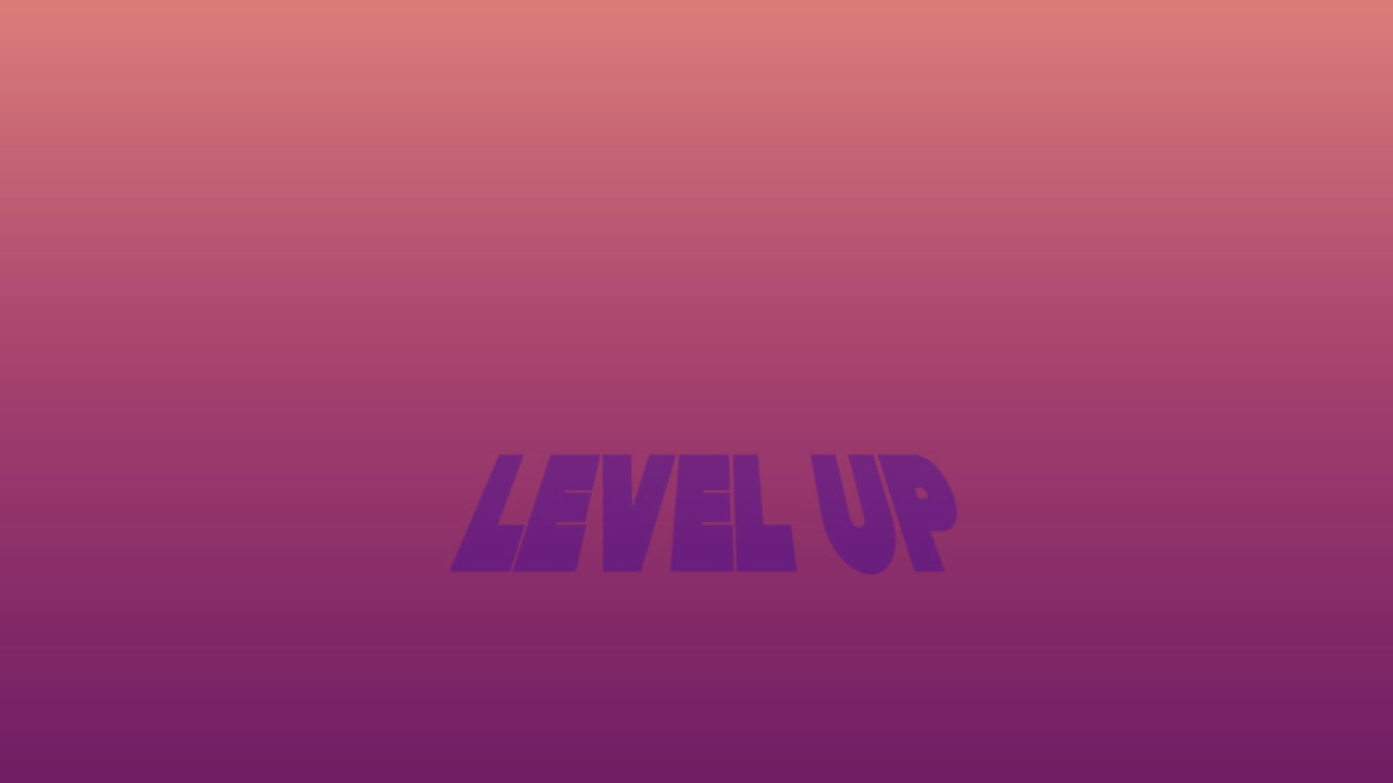 Pesan naik level dari game arkade
