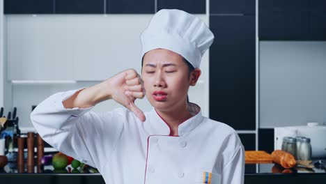 el chef no está de acuerdo.