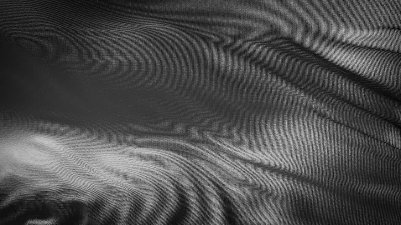 바람에 흔들리는 은색 플래티넘 섬유 직물 추상적인 배경