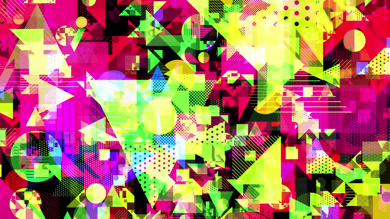 colori vivaci forme minime grafica astratta [loop]