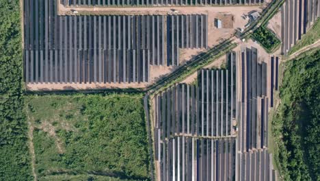 huge solar panels installation for green renewable energy in cumayasa, dominican republic