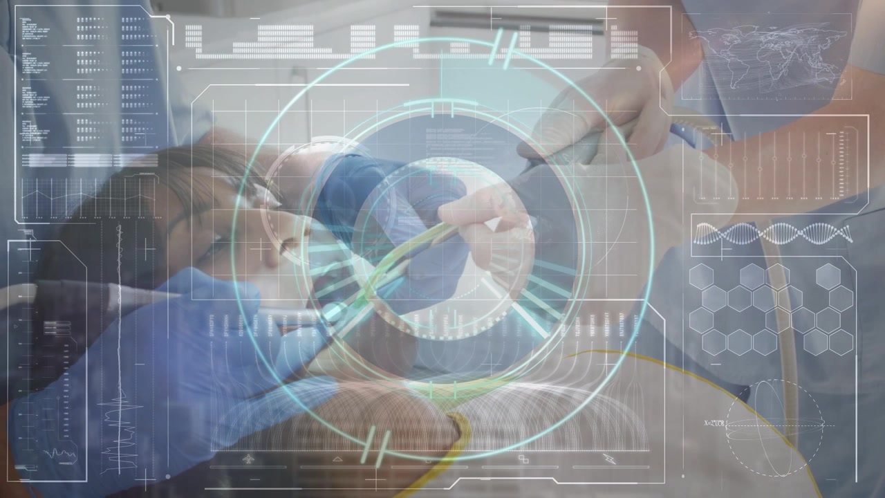 Animation of scope scanning and data processing over diverse dentists and patient