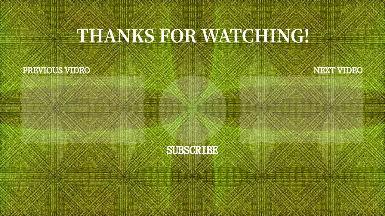 칼레이도스코프 패턴 엔드 카드 엔딩 스크린 모션 그래픽