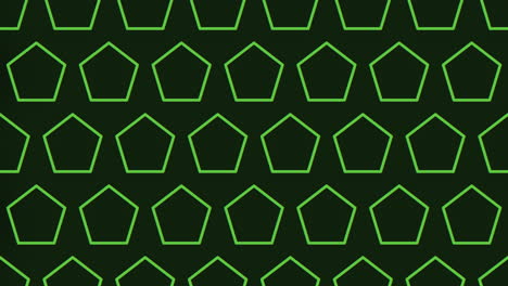 Green-hexagons-pattern-creates-unique-design