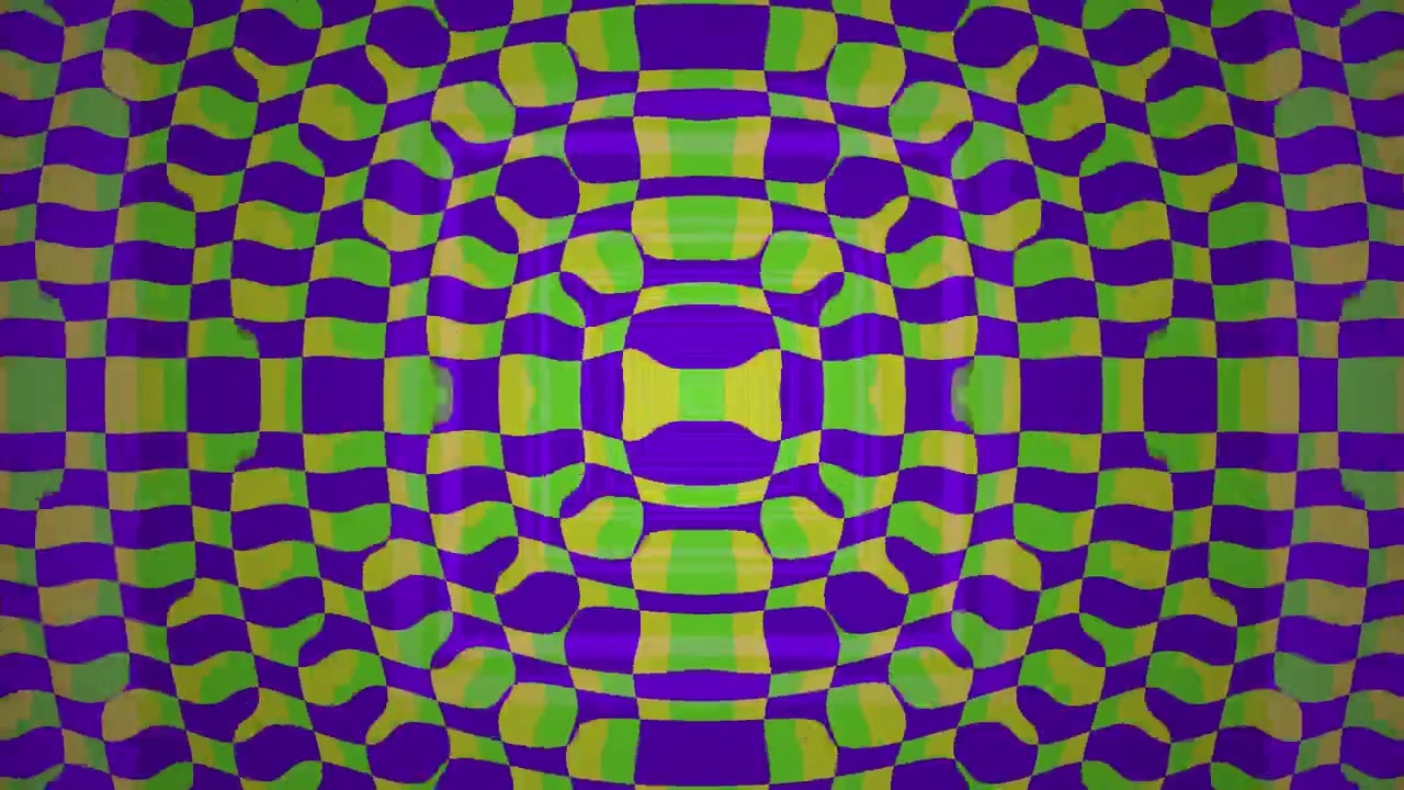 Abstraktní geometrický vzor s pulzujícím efektem vlnového zkreslení