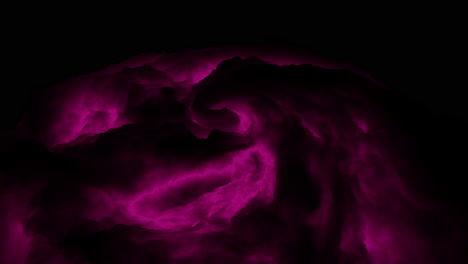 mysterious purple spiral smoke-like spiral in dark ambiance