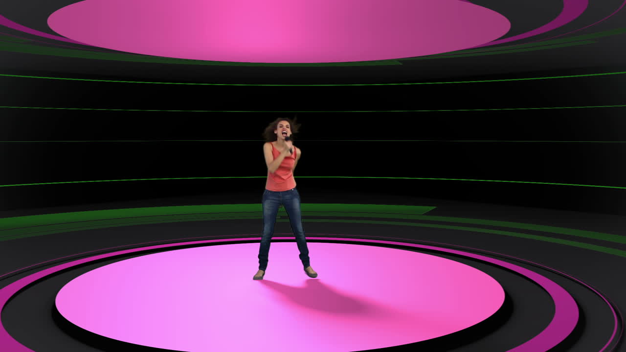 댄스 및 야간 생활 애니메이션 및 몬태지