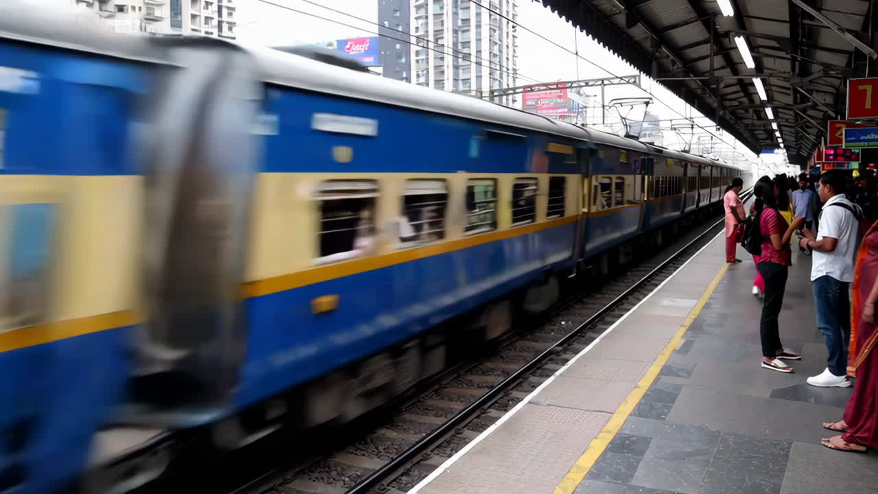 기차역에서 열차