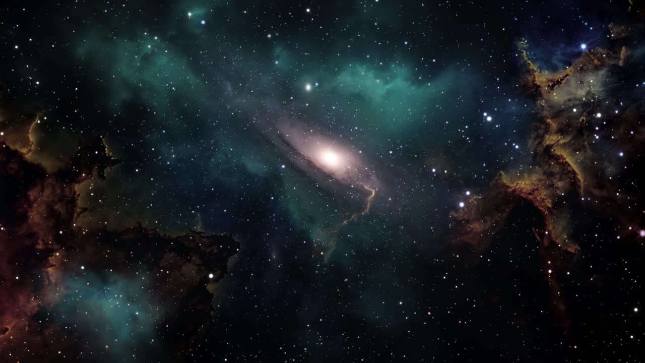 volar a través de las estrellas en el espacio exterior galaxia 4k