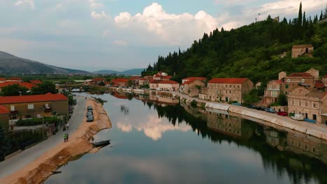 Aerial-view-of-Opuzen,-Croatia