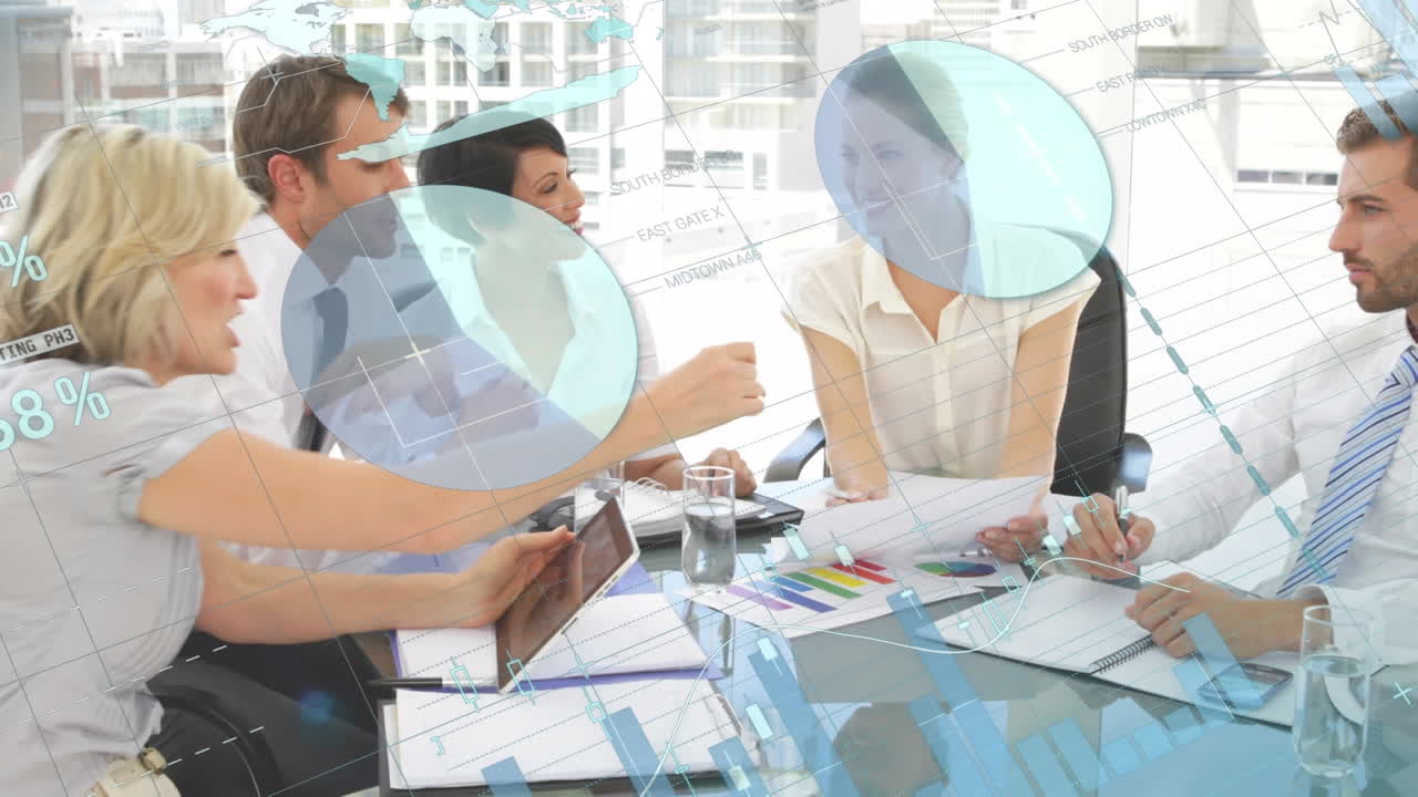 организация статистической и финансовой обработки данных во время деловых встреч