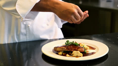 cocinero aderezo de carne de res