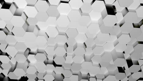 fondo con patrón hexagonal blanco