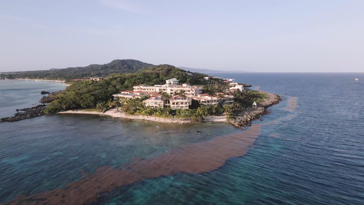 로아탄, 온두라스. 아름다운 열대 섬