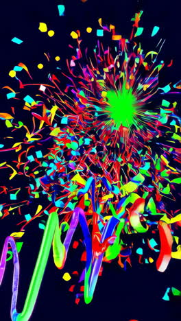 vibrant abstract party celebrations