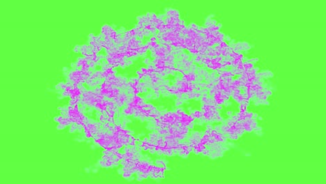 abstract pink and green spiral pattern
