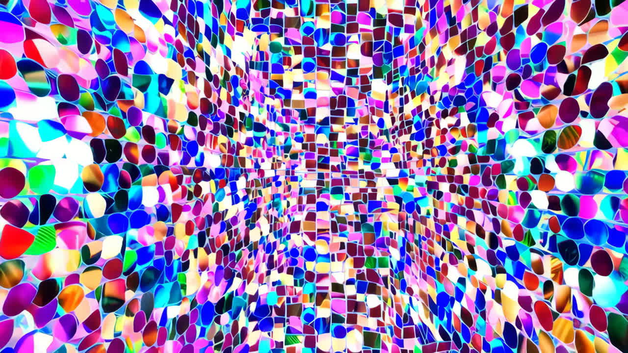Abstract Colorful Geometric Pattern
