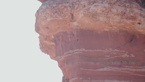 misty morning view of the red rock formations at garden of the gods, colorado springs